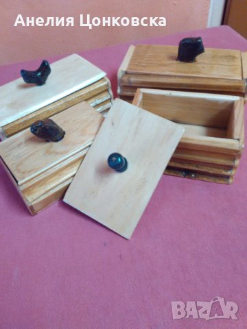 Големи дърв.кутии за бижута, снимка 1