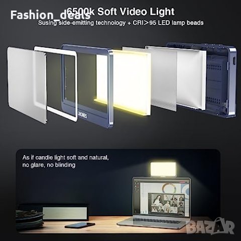 Ново Сгъваемо осветление за бизнес видеоконференции лаптоп разговори, снимка 7 - Други - 41952183