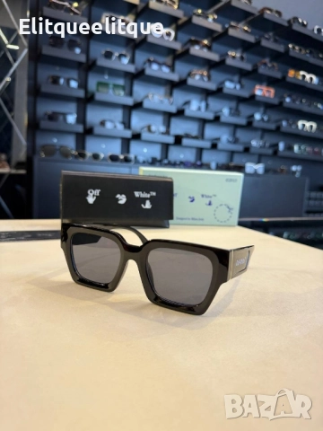 очила с черен обикновен калъф и Ув защита Gucci off white, снимка 18 - Слънчеви и диоптрични очила - 52240841