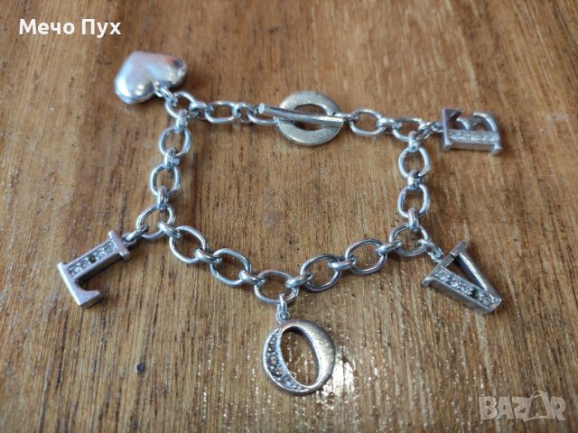 Сребърна гривна (52), снимка 3 - Гривни - 38653446