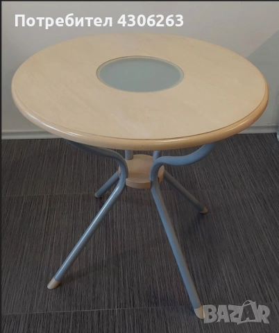 Комплект маса и 4 стола