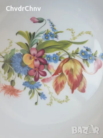 2бр Seltmann Weiden Avon/ЗЕЛТМАН колекционерски немски порцеланови чинии/цветя/чиния-картина, снимка 2 - Картини - 48044221