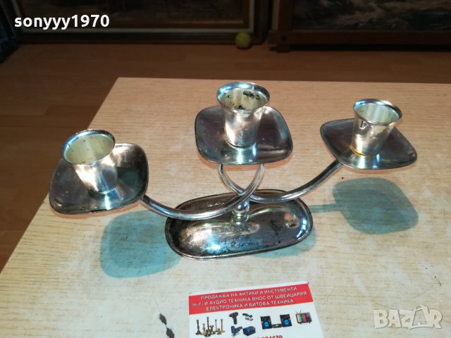 КРАСИВ СВЕЩНИК ОТ ГЕРМАНИЯ 0802221902, снимка 2 - Антикварни и старинни предмети - 35720989