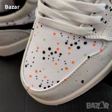 Nike Air Jordan 1 Low Paint Splash Colors Нови Оригинални Обувки Размер 40 Номер 25см Маратонки , снимка 8 - Маратонки - 41421498