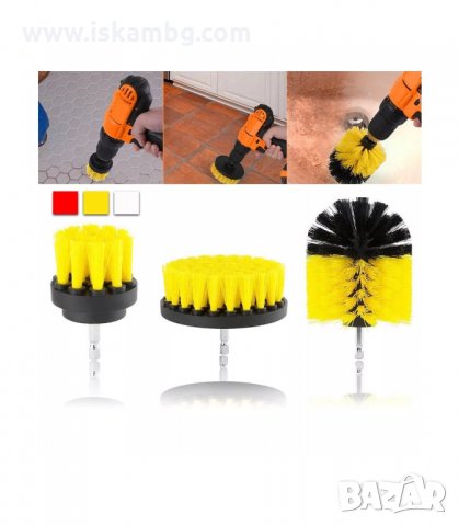 ПОЧИСТВАЩИ ЧЕТКИ ЗА ВИНТОВЕРТ, 3 БРОЯ - код 2561, снимка 5 - Винтоверти - 33931617