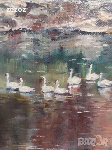 Авторска картина масло върху платно, снимка 6 - Картини - 52199744