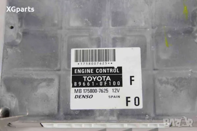 Компютър двигател за Toyota Corolla Verso 2.2D4D 136 к.с. (2003-2007) 89661-0F100, снимка 2 - Части - 48699892