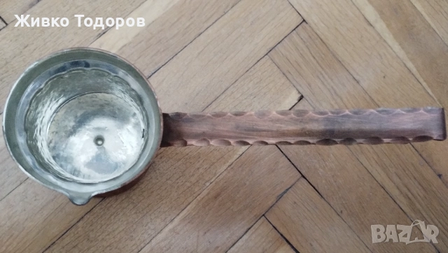 Медно джезве 400 мл., снимка 5 - Антикварни и старинни предмети - 52944956