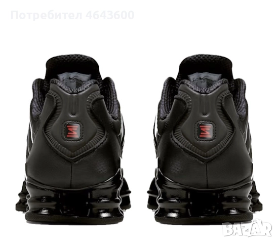 Мъжки маратонки Nike Shox TL Black Metallic Hematite, снимка 5 - Маратонки - 52336555