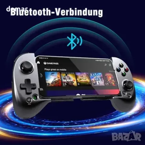 Bluetooth геймпад ShanWan за телефони с Android и iOS, снимка 4 - Други стоки за дома - 56011787
