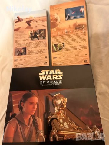 Ретро Star Wars сет VHS класика Междузвездни войни vintage 2005 , снимка 4 - Колекции - 48467697