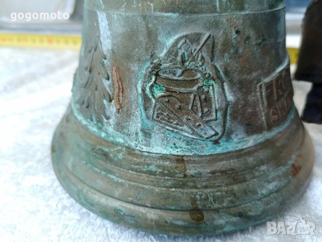 чан,LIMITED EDITION,made in SWISS, SWITZERLAND, ляти камбани на 150 г,стари хлопки, камбани,тюмбелек, снимка 6 - Други ценни предмети - 41845120