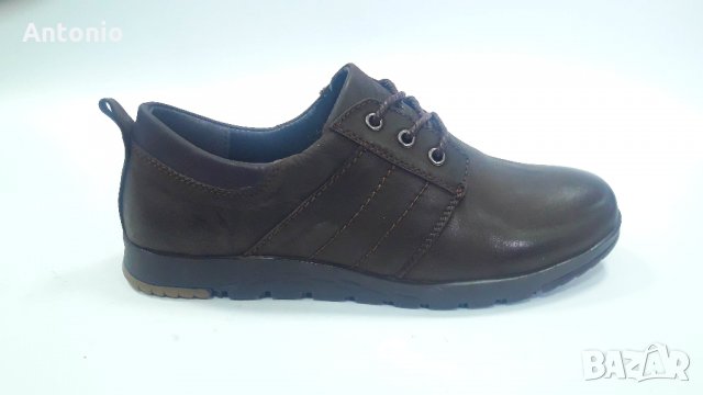 Мъжки т.кафяви обувки модел 1266 "ДИМИ"-гр.Добрич естествена кожа, снимка 1 - Ежедневни обувки - 35844539