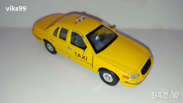 Ford 1999 Crown Victoria Taxi - Welly 49762, снимка 6 - Колекции - 42517834