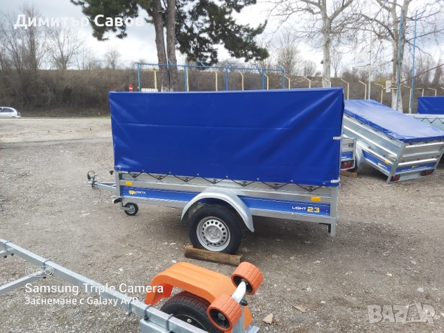 Туристическо, самосвално ремарке VESTA LIGHT 23 с брезент и шпригли Н-120, снимка 4 - Ремаркета - 53392528
