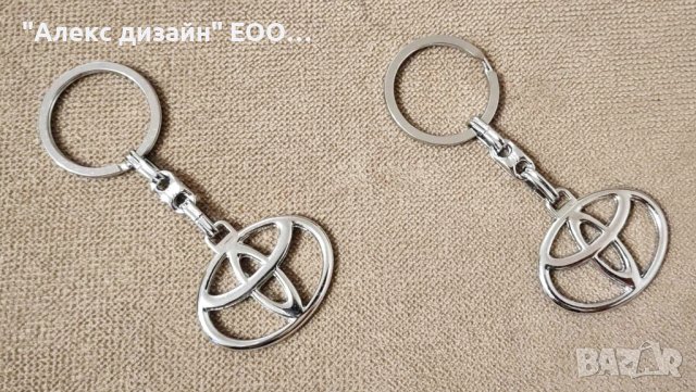 Ключодържател хромиран с емблема на автомобил, снимка 3 - Аксесоари и консумативи - 42252916