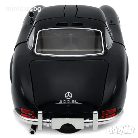 Метални колички: Mercedes-Benz 300 SL Gullwing 1:24 с пушек, светлини и зву, снимка 2 - Колекции - 47003242