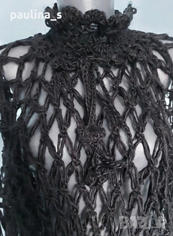 Три различни броя пончо / Стилна наметка , снимка 18 - Палта, манта - 33295953