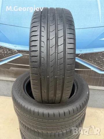 4бр. ВИСОКОСКОРОСТНИ ЛЕТНИ ГУМИ CONTINENTAL PREMIUM CONTACT-7  235/55/18 100V- 6,8 mm  DOT 09/23, снимка 2 - Гуми и джанти - 56235643