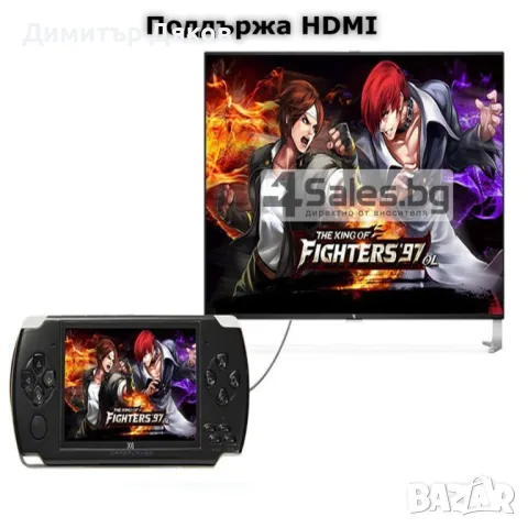 Конзола за игри с 8 GB памет, 4,3 инча дисплей  PSP21, снимка 11 - Други игри и конзоли - 48257090