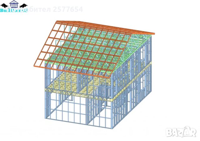Къща,Преместваема къща,Сглобяеми къщи,Модулни,Жилищни-136,6м², снимка 2 - Строителни материали - 44157190