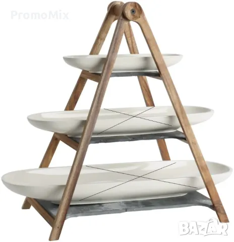 Поставка за сервиране Villeroy and Boch 10-4130-9031 Artesano Триетажна поднос за сервиране Плато, снимка 3 - Декорация за дома - 49728668