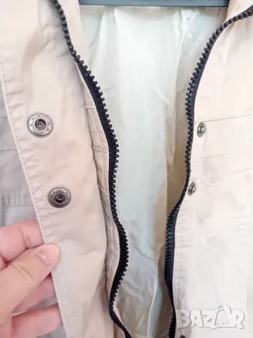 Дълго бежаво манто/тренч , снимка 6 - Якета - 50310908