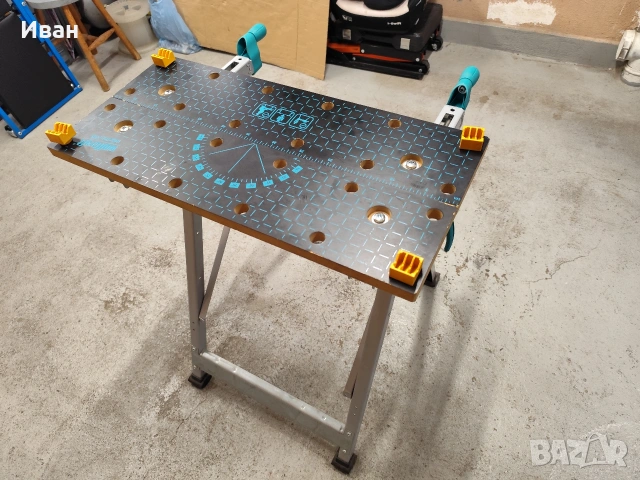 Мултифункционална работна маса със стеги Wolfcraft Master 200, 300-450х645х800 мм, 180 кг, снимка 7 - Други инструменти - 53749891