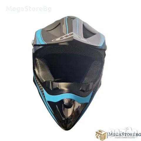 Детска Крос Каска 125 - XXS - Black / Blue Argos, снимка 4 - Аксесоари и консумативи - 49975338