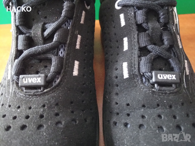 Работни Обувки UVEX с метално бомбе Номер 38 Стелка 24 см.. см., снимка 5 - Други - 44514757