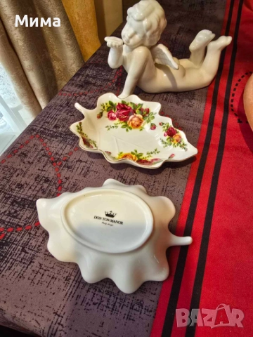 Комплект две малки десертни чинии, снимка 7 - Чинии - 52679589