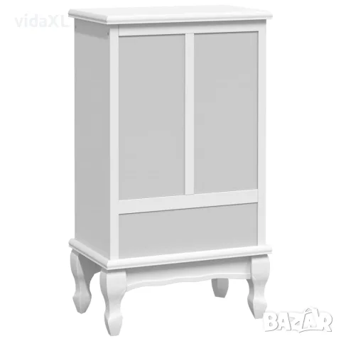 vidaXL Шкаф с 5 чекмеджета, 2 рафта, бял, снимка 8 - Скринове - 56146287