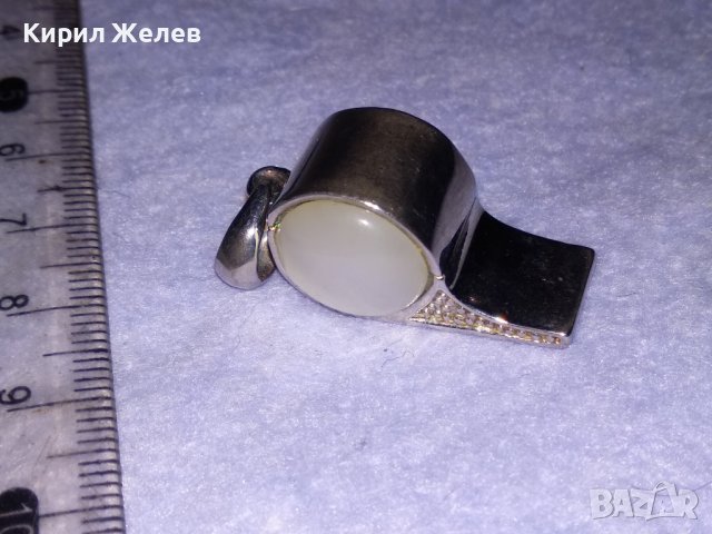 ФИГУРАЛЕН ФЕШЪН-АРТ МЕДАЛЬОН с БЯЛА ПОЗЛАТА и ПОЛИРАН ЛУНЕН КАМЪК и ИСКРЯЩИ ФАСЕТ КРИСТАЛИ 71221, снимка 11 - Колиета, медальони, синджири - 41622873