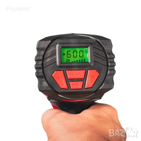 Пистолет за горещ въздух 2000W,2степeни,LCD ,5аксесоара в куфар RD-HG28/074316, снимка 2 - Други инструменти - 48292824