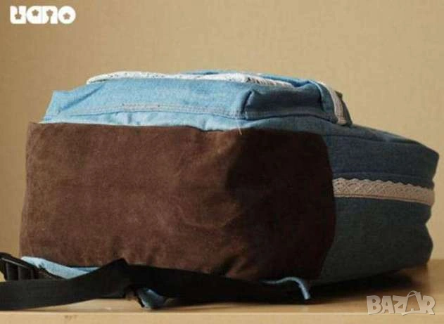 Бутикова раница ученическа чанта дамска с дантела, снимка 8 - Раници - 53644382