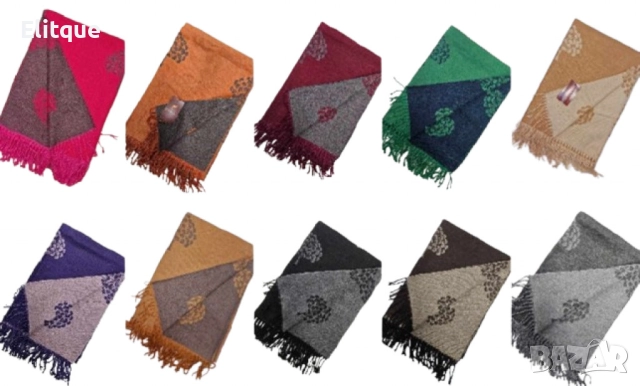 Елегантен дамски шал - Съвършено съчетание на стил и комфорт, снимка 6 - Шалове - 52832156