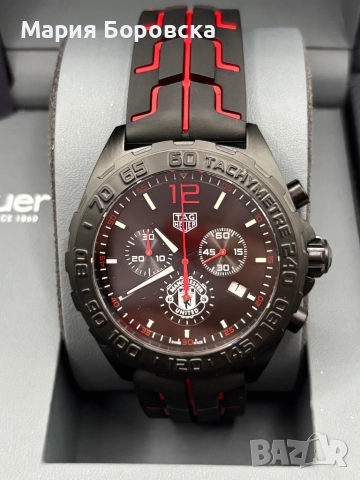 Нов мъжки часовник Tag Heuer Manchester United, снимка 1