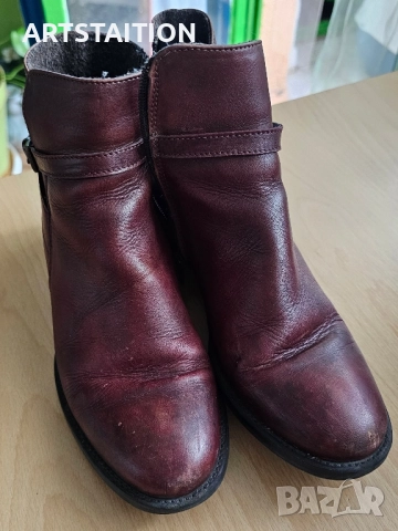 Дамски боти естествена кожа, номер 38, снимка 2 - Дамски боти - 51561805