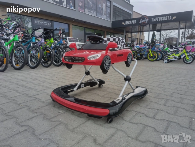 CANGAROO Проходилка CABRIO червен