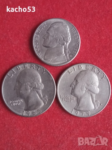 Лот монети - САЩ, снимка 2 - Нумизматика и бонистика - 52678444