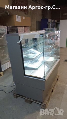 Сладкарска хладилна витрина 120х77, снимка 10 - Витрини - 38140641