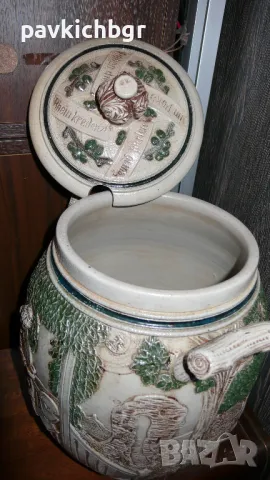 Немско гърне с гравюри, снимка 4 - Антикварни и старинни предмети - 47644364