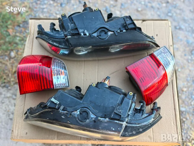 Фейслифт фарове Hella D2S + Външни LED стопове Valeo за BMW E39 Комби (Touring)