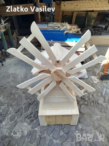 Вятърна мелница , снимка 2 - Градински мебели, декорация  - 50632317