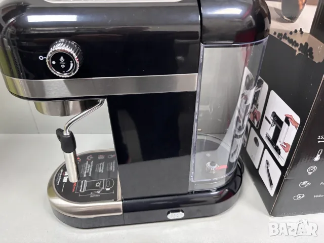 НОВА! Ръчна еспресо машина ETA Coffito, 1465 W, 20 bar, 1400 ml, разпенващо устройство, снимка 11 - Кафемашини - 56069337