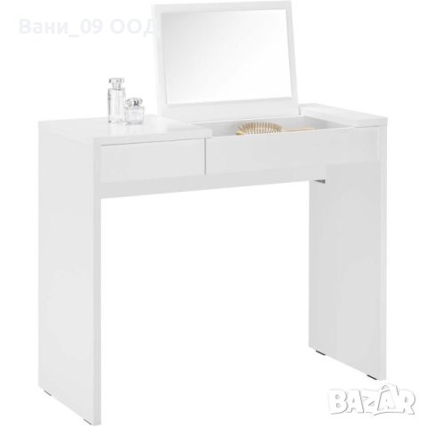 Красива бяла тоалетка с огледало, снимка 1 - Тоалетки - 41045458
