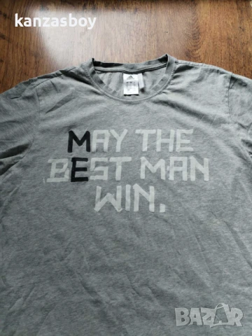 adidas -страхотна мъжка тениска L, снимка 3 - Тениски - 50463368