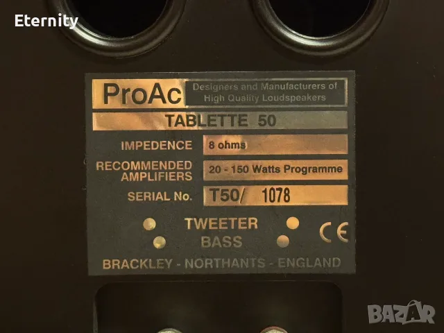 ProAc Tablette 50 – Легендарни английски аудиофилски мини-монитори (Рядък чифт), снимка 11 - Тонколони - 55826442