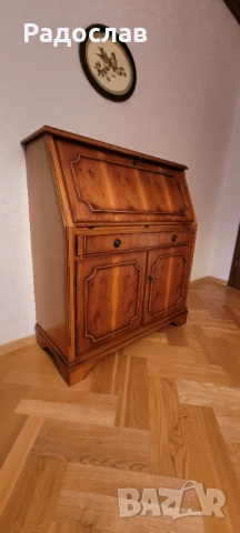 Антично писалищно бюро - масив череша , снимка 8 - Бюра - 50820370