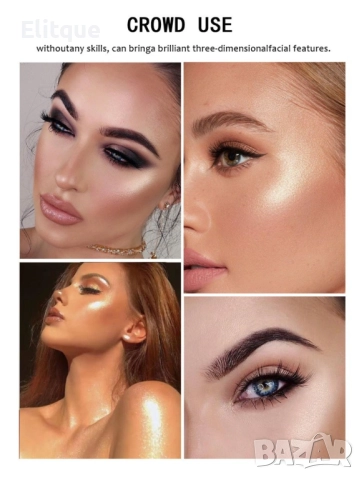 Бляскава пудра за лице хайлайтър, за перфектен завършек Handaiyan, снимка 2 - Други - 52830819